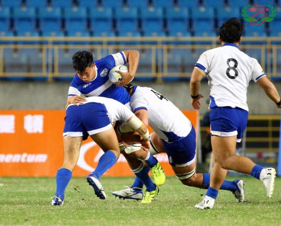 【U19亞青橄欖球錦標賽】即將旅日的中華小將鄭兆毅發揮最佳防守與跑位，實際將練習狀況展現最佳